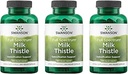 Swanson Milk Thistle - Herbal Liver Support Supplement - Natural Formula Helping to Maintain Overall Health & Wellbeing - (100 Capsules, 500mg Each) 3 Pack