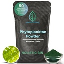 Holistic Bin Marine Phytoplankton Powder – Βιώσιμα καλλιεργείται σε Nordic Green Water Farm – Nutrient-Dense Omega-3 Superfood – Πλούσιο σε Αμινοξέα, Χλωροφύλλη, Βιταμίνες & Trace Minerals – 50 γραμμάρια