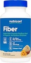 Κάψουλες Nutricost Fiber με προβιοτικές ίνες συμπλήρωμα 150 κάψουλες - CCOF Certified Supplement, Made with Organic Psyllium Husk & Organic Jerusalem Artichoke, Gluten Free, 3 G ανά υπηρεσία