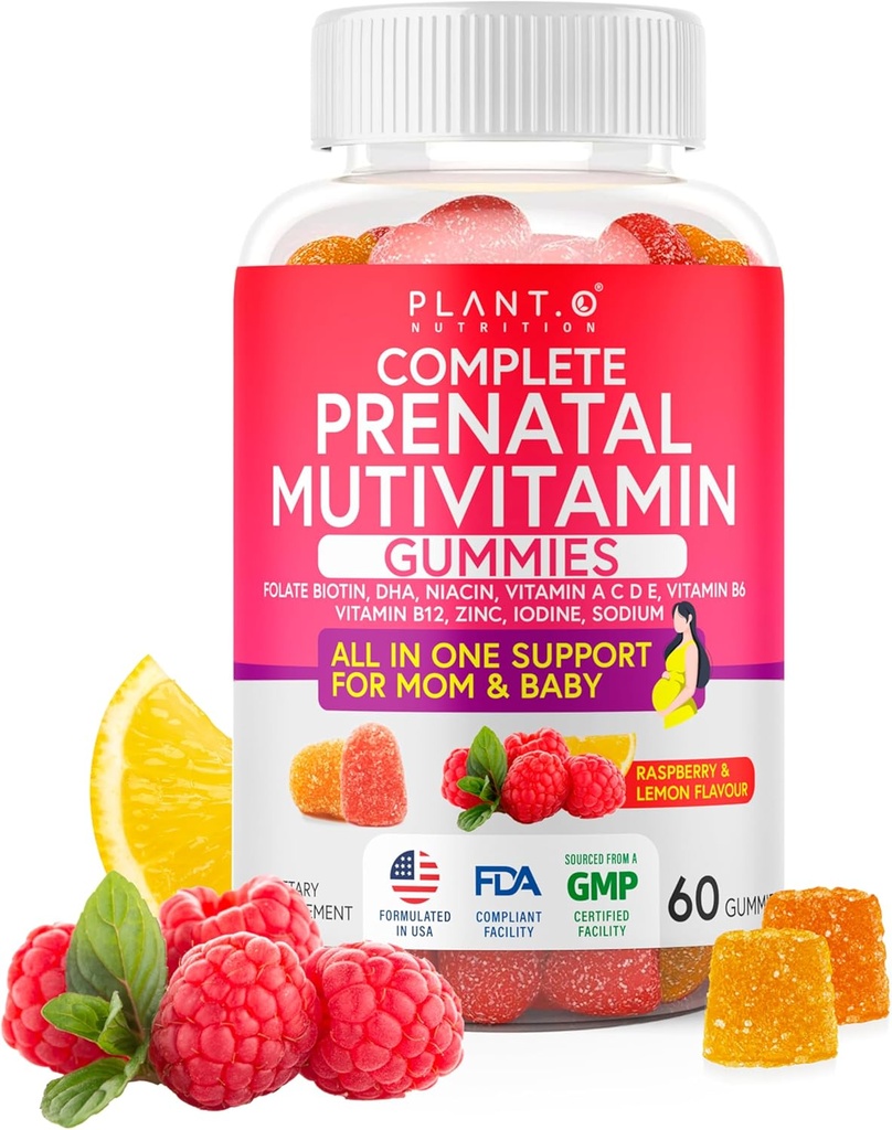 Προγεννητικά Gummies για γυναίκες με DHA, Folate, βιταμίνη B C D 