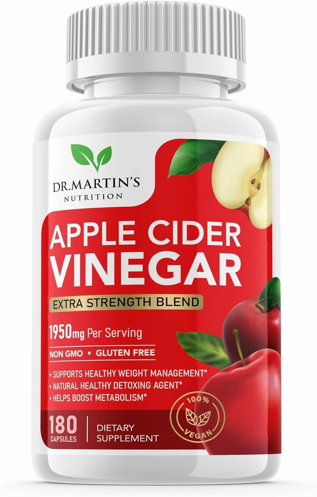 Pure 1950mg Apple Cider Vinegar Συμπλήρωμα 