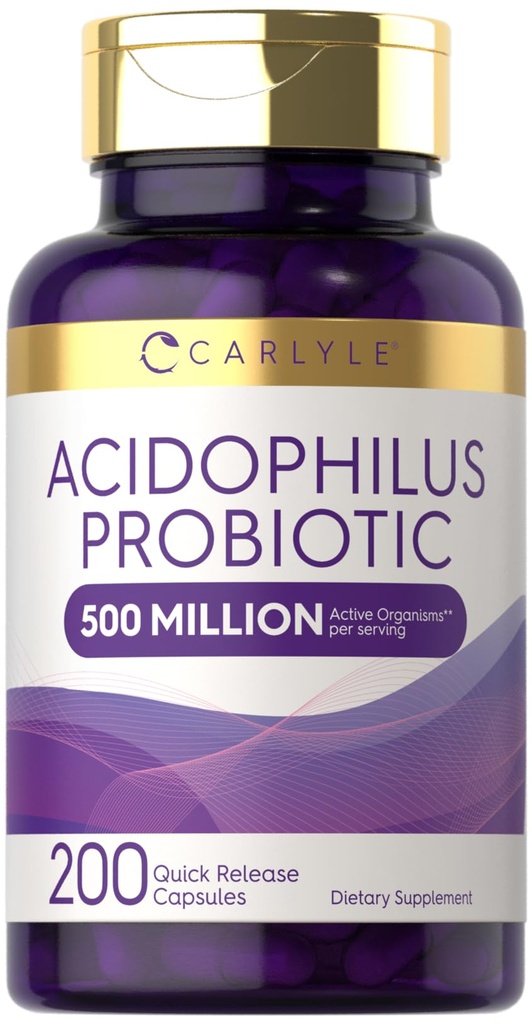 Carlyle Acidophilus Probiotic Κάψουλες για γυναίκες και άνδρες 