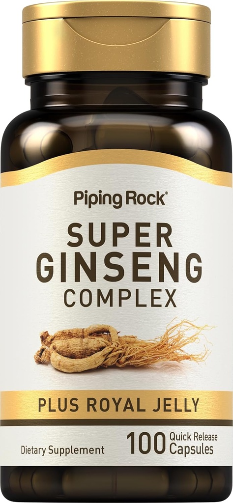 Piping Rock Ginseng Complex Κάψουλες 100 κόμης με Royal Jelly 