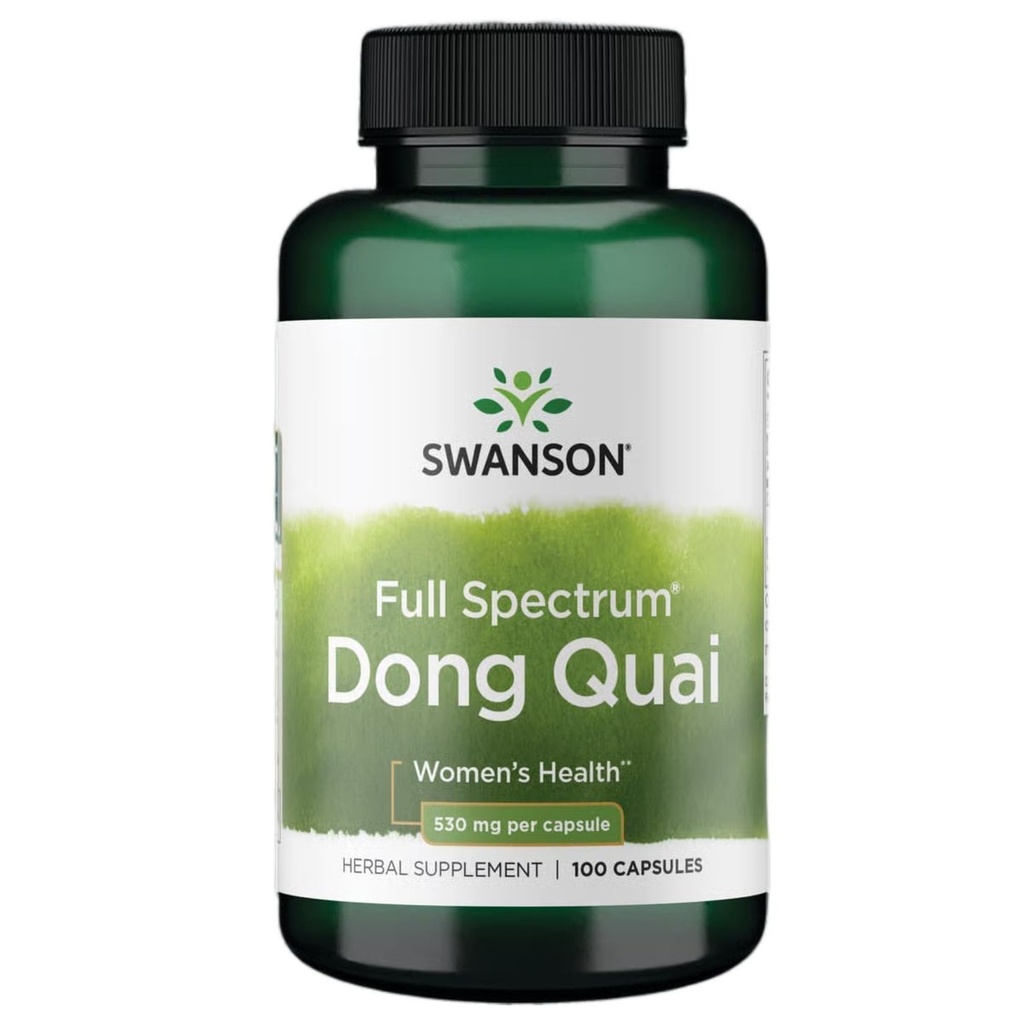 Swanson Dong Quai 530 Milligrams 100 Κάψουλες