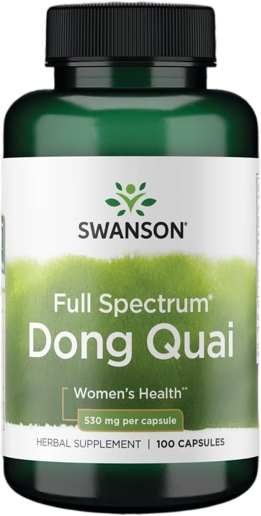 Swanson Dong Quai 530 Milligrams 100 Κάψουλες