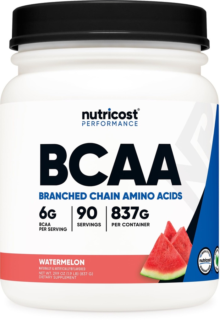 Nutricost BCAA Σκόνη (Watermelon, 90 Serv) - Βέλτιστη αναλογία 2:1:1