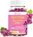 Natural Saffron Gummies - Συμπλήρωμα χωρίς ζάχαρη Saffron Extract 100 mg, Μαγνήσιο, GABA, Rhodiola - Mood 