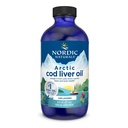 Nordic Naturals Arctic Cod Liver Oil, Unflavored - 8 oz - 1060 mg Σύνολο Omega-3s με EPA & DHA - Καρδιά & Εγκεφαλική Υγεία, Υγιεινή Ανοσία, Συνολική Ευεξία - Μη ΓΤΟ - 48 Υπηρεσίες
