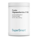 Supersmart - Fructo Oligoσακχαρίτες Σκόνη (Prebiotics FOS) - Ολιγοφρουκτόζη Ινουλίνη - Συμπλήρωμα Ίνες - Εντερική Χλωρίδα & Εντερική Υγεία - Υποστηρικτική υποστήριξη 