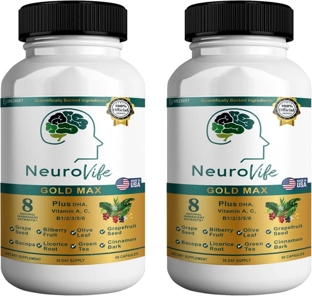 NeuroVife Gold Max Brain Support Supplement 
