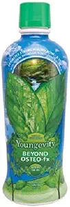 Youngevity Beyond Osteo-FX Liquid 32 oz - Calcium & Magnesium 1200/300mg + Vitamin D3, Zinc, MSM, Glucosamine + 77 Trace Minerals - Supplement for Bone and Joint Health