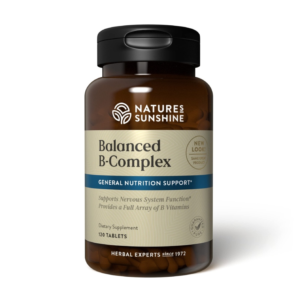 Nature's Sunshine Balanced B Complex, 120 Tablets 