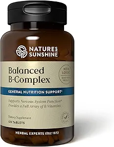 Nature's Sunshine Balanced B Complex, 120 Tablets 