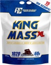 Ronnie Coleman Signature Series King Mass XL Mass Gainer Protein Powder, Muscle Gainer, 60g Protein, 180g Carbohydrates, 1.000+ θερμίδες, κρεατίνη και γλουταμίνη, Σκοτεινή σοκολάτα, 15 λίρες