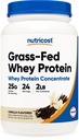 Nutricost Grass-Fed Πρωτεΐνης Ορού γάλακτος (Vanilla) 2LBS - Μη μετουσιωμένο, μη ΓΤΟ, Χωρίς γλουτένη