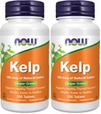 NOW Συμπληρώματα, Kelp 150 mcg Φυσικό ιώδιο, Ευκολότερο να Swallow Tablet, Super Green, 200 Tablets (Pack of 2)
