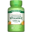 Nature's Truth Liposomal Vitamin C | 1650mg | 60 Softgels | Non-GMO & Gluten Free Supplement