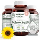 Natural Nutra Ηλίανθος Λεκιθίνη 2000 mg συμπλήρωμα, Υποστηρίζει Θηλασμό Moms με Plugged Duct Relief, Liver & Brain Health Booster, χωρίς σόγια, χωρίς γλουτένη, 120 Softge