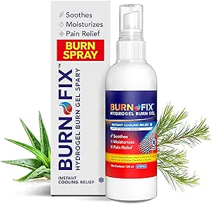 BurnFix® Hydrogel Burn Spray – 120 ml Άμεση ανακούφιση ψύξης για εγκαύματα 1ου & 2ου βαθμού, εγκαύματα ηλίου & κοψίματα 
