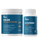 Dr. Tobias Colon Everyday Health and Fat Burner Nightly, Daily Digestive & Night Time Μεταβολική Υποστήριξη, Curb Cravings, Boost Energy & Gut Health, Non-GMO