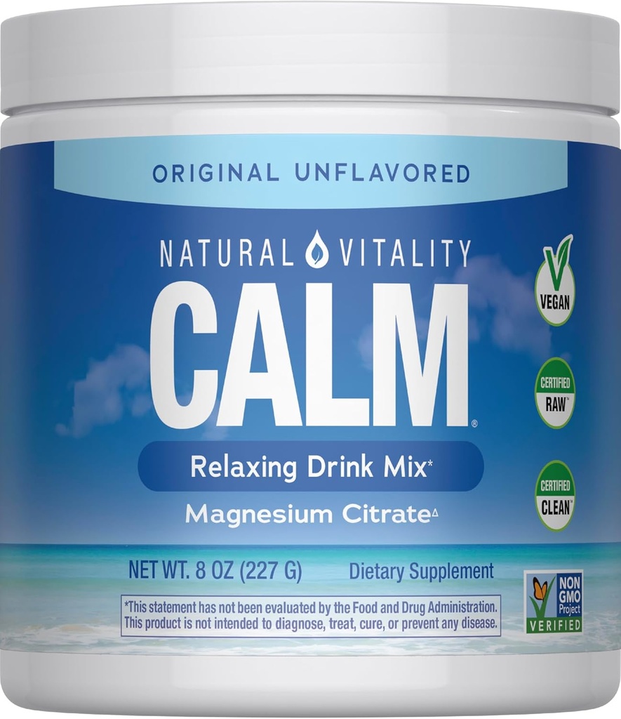 NATURAL VITALITY Original Calm Magnesium Drink Mix, 8 OZ