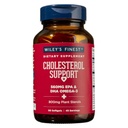 Wiley's Finest Wild Alaska's Fish Oil Cholesterol Support - Συμπλήρωμα υγείας καρδιάς για άνδρες και γυναίκες - 560mg Omega-3s - 90 Softgels (45 εξυπηρετούν)