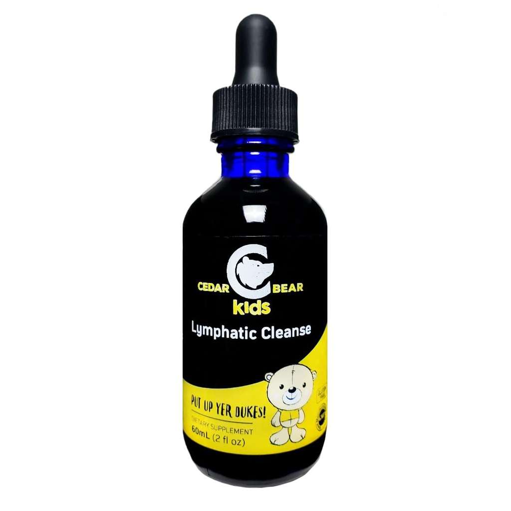 Cedar Bear Lymphatic Cleanse για τα παιδιά - υγρό βοτανικό συμπλήρωμα που υποστηρίζει υγιή λεμφική & ανοσοποιητική λειτουργία 2 fl oz (πακέτο του 1)