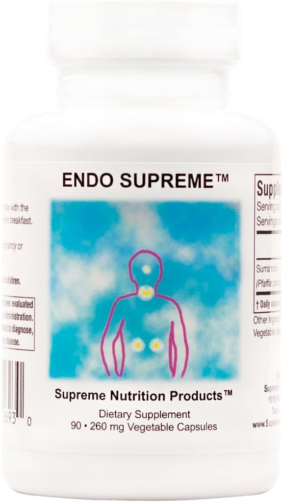 Supreme Nutrition Endo Supreme, 90 Pure Suma Root Vegetarian Κάψουλες
