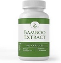 Pure Original Ingredients Bamboo Extract, (100 Capsules) Always Pure, No Additives Or Fillers, Lab Verified