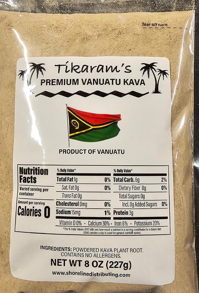 Kava Kava - Premium Vanuatu Kava 1/2 Pound (8oz) - Fiji Market Wholesale