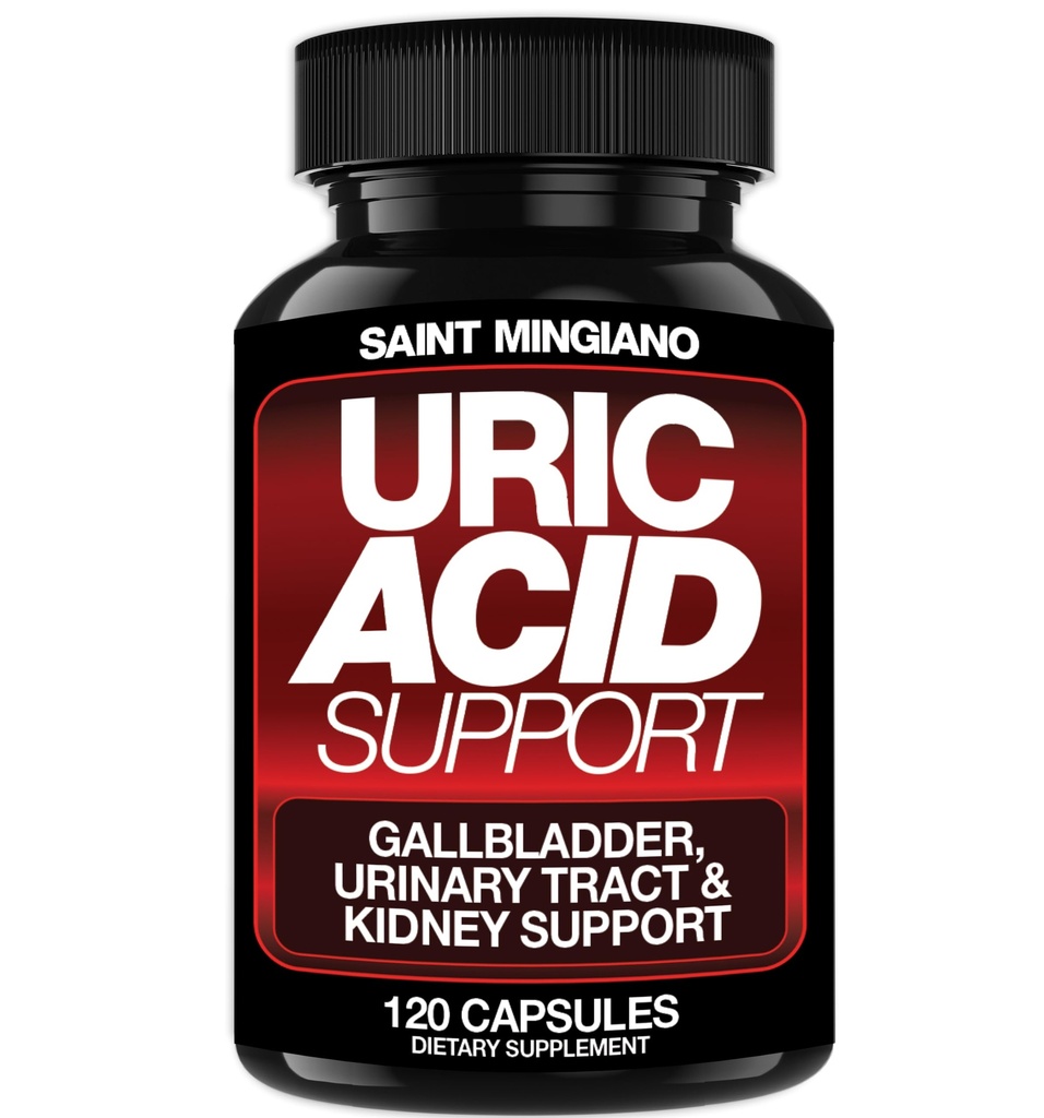 Uric Acid Flush για την υποστήριξη της ουροδόχου κύστης -120 κάψουλες - Υποστηρίζει Kidney Cleanse Detox & Repair, Gallbladder & Urinary Tract Issues - Απαραίτητο για την υποστήριξη Detox & Joint - Cranberry Extract