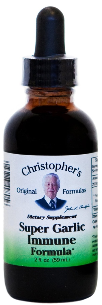 Dr. Christopher's, Θεραπεύει το Super Garlic Immune - 2 oz
