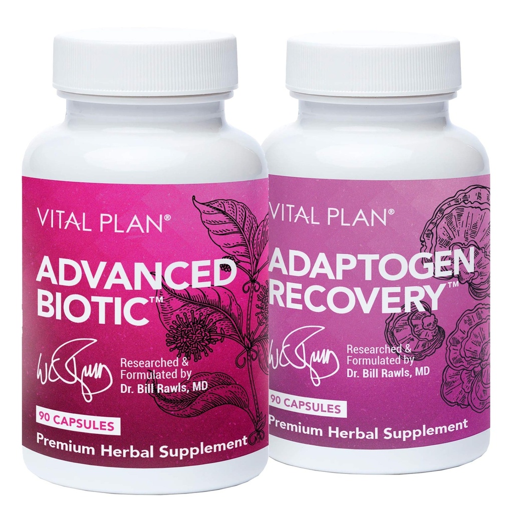 Vital Plan Immune Support Συμπληρώματα από τον Dr. Bill Rawls – Immune Boost Bundle w/Japanese Knotweed, Cat’s Claw, Chinese Skullcap & Reishi Mushroom