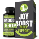 NooMost Mood συμπλήρωμα υποστήριξης για Mood Boost, ήρεμο μυαλό & σώμα, αντίδραση στρες, συμπλήρωμα ενέργειας – φυτικά προσαρμογόνα: Ashwagandha, L Τυροζίνη, 5 HTP, πάθος λουλούδι, 30 κόμητες