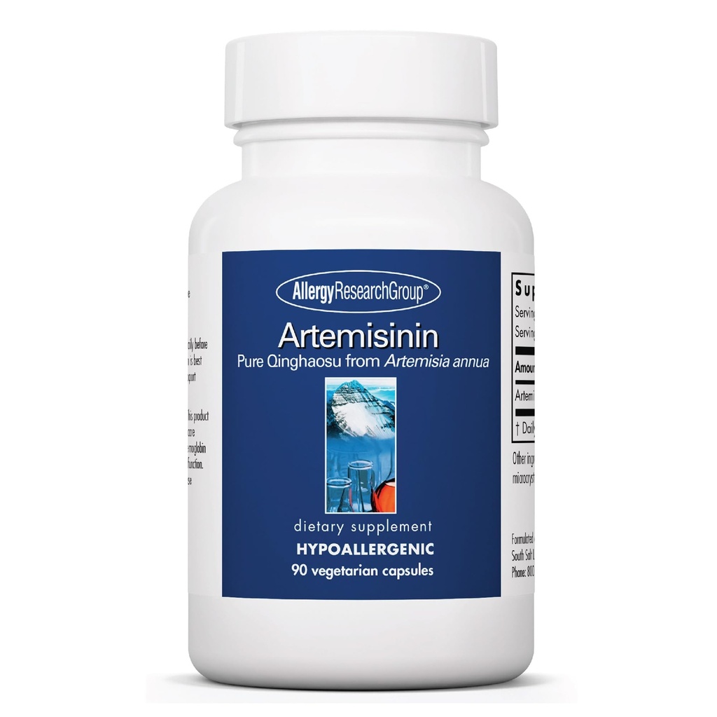 ARG Artemisinin - Delivers 200 mg Concentrated Sweet Wormwood Extract per Serving - Supports Immune and Digestive Health - Hypoallergenic & Vegetarian - 45 Servings - 90 Capsules