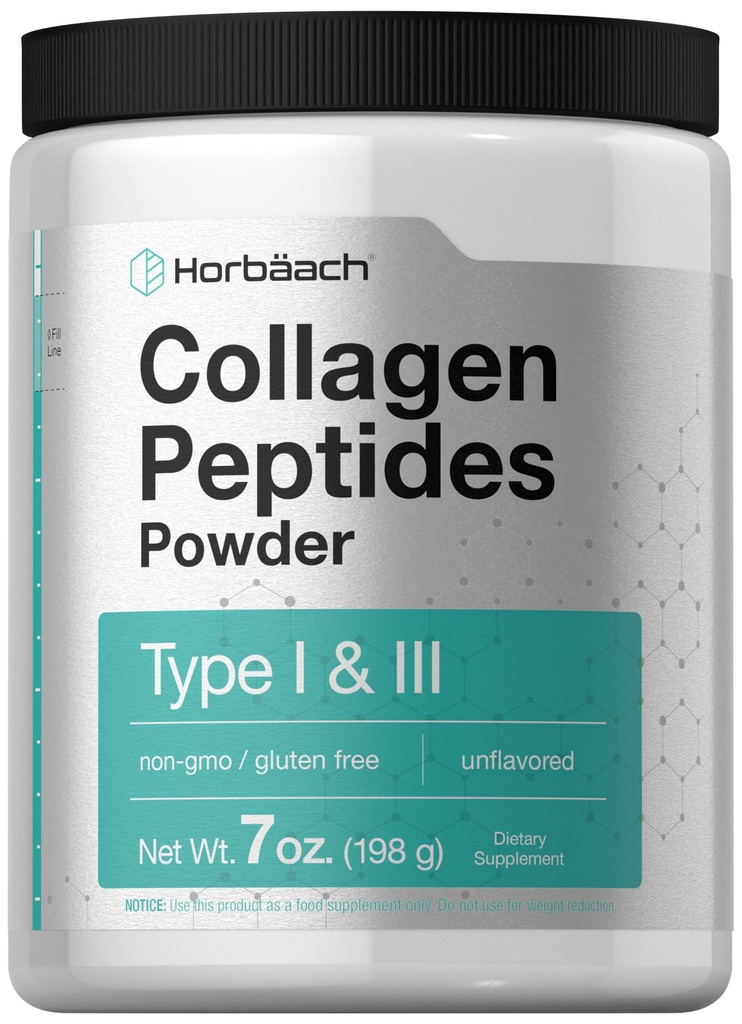Horbäach Collagen Peptides σκόνη 7oz 