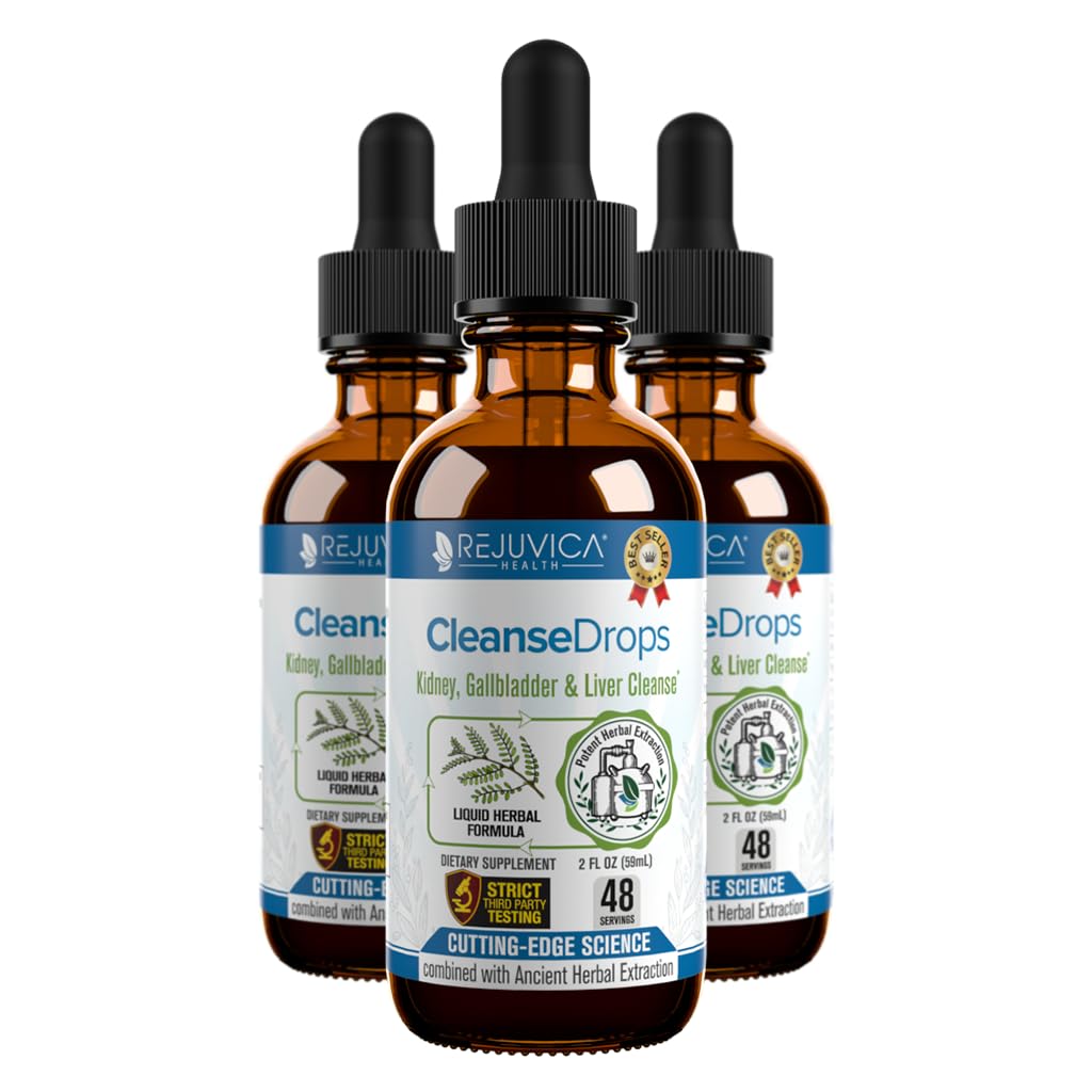Cleanse Drops - Advanced Kidney & Gallbladder Cleanse Υποστήριξη συμπλήρωμα - Υγρή Παράδοση για Καλύτερη Απορρόφηση - Chanca Piedra Χρησιμοποιείται στο Αμαζόνιο τροπικό δάσος