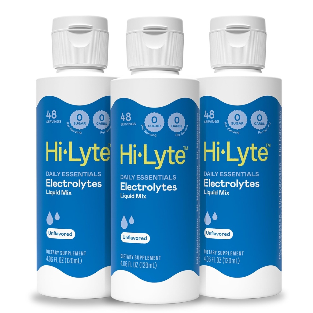 Hi-Lyte Καθημερινή Απαραίτητα Ηλεκτρολύτες Υγρό Μίγμα Αγεύση, 144 Μερίδες