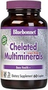 Bluebonnet Nutrition High Potency Chelated Multiminerals (Iron-Free), Albion Chelated Minerals, Χωρίς σόγια, Χωρίς γλουτένη, Μη ΓΤΟ, Kosher Certified, Γαλακτοκομικά, 60 Caplets, 20 Servings