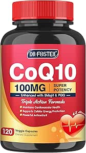 Συμπληρώματα DRFOSTER COQ10 με PQQ, 118 κάψουλες Veggie
