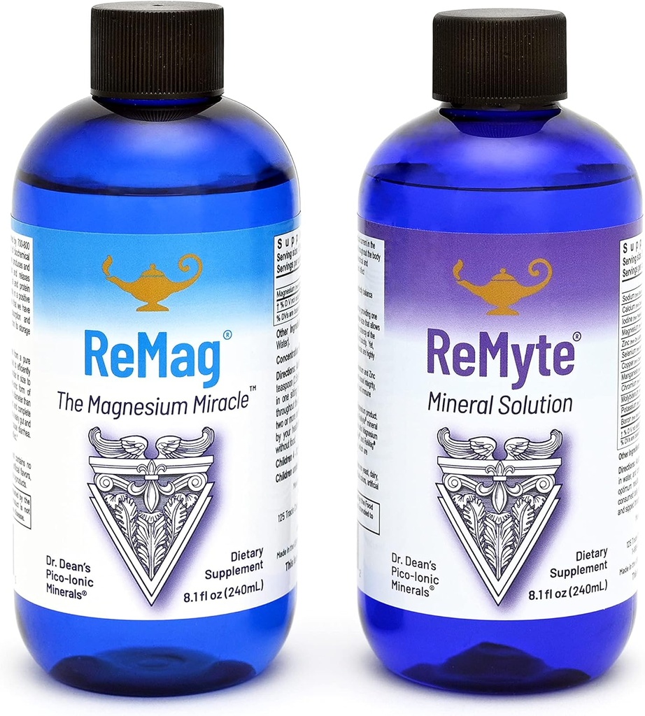 RnA ReSet ReMag & ReMyte – Liquid Magnesium και Multi-Mineral Supplement Bundle, 8.1 Fl Oz κάθε (2-πακέτο)