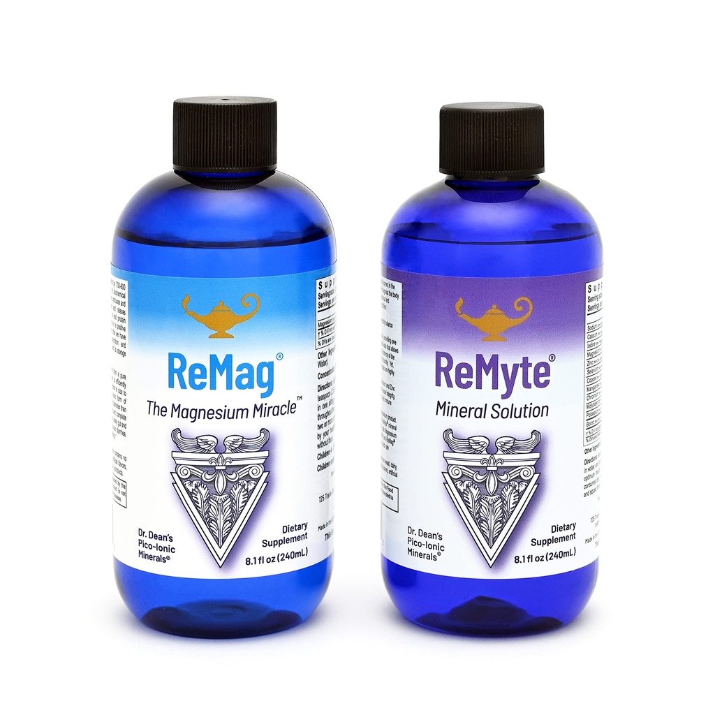 RnA ReSet ReMag & ReMyte – Liquid Magnesium και Multi-Mineral Supplement Bundle, 8.1 Fl Oz κάθε (2-πακέτο)