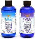 RnA ReSet ReMag & ReMyte – Liquid Magnesium and Multi-Mineral Supplement Bundle, 8.1 Fl Oz Each (2-Pack)
