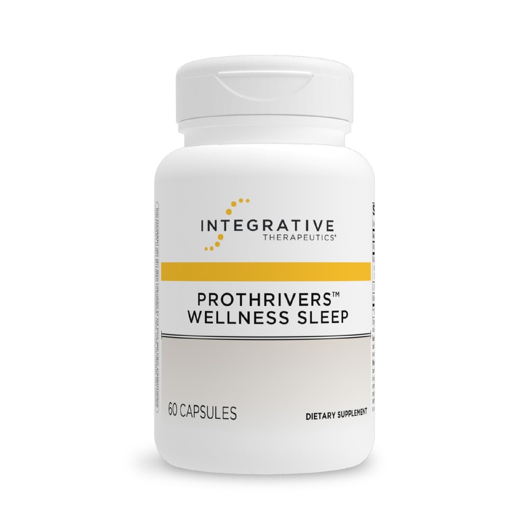 Ολοκληρωτικά Θεραπευτικά ProThrivers Wellness Sleep - Sleep Support Supplement for Adults* - Υποστήριξη με Μελατονίνη & Μαγνήσιο - Vegan, Gluten-free & Dairy-Free - 60 Κάψουλες (60 Σερβιέτες)