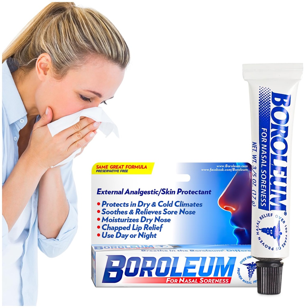 Boroleum για Nasινικό πόνο, 17 γραμμάρια, 3/5 ουγγιά σωλήνα