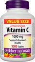 Webber Naturals Βιταμίνη C Timed Release 1000mg, 150 καρτέλες