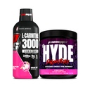 PROSUPPS L-Καρνιτίνη 3000 Διεγερτικές Δωρεάν Υγρές Σφηνές (31 Σερβιτόρες, Δράκος Φρούτα) και ο κ. Hyde Signature Series Προ-Εργαζόμενο Ενεργειακό Ποτό σε σκόνη (30 Σερβιτόρες, Pixie Dust) Bundle