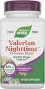 Nature's Way Valerian Nighttime, Herbal Sleep Aid*, 320 mg ανά υπηρεσία του εκχύλισμα Valerian, χωρίς γλουτένη, 100 δισκία