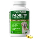Nutramax Welactin 3 - Canine 120 - Softgel Caps, Velactin Omega-3 Skin and Coat Support