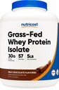 Nutricost Grass-Fed Whey Protein Isolate (Chocolate) 5LBS - Μη ΓΤΟ, Χωρίς γλουτένη, Φυσικές Γεύσεις